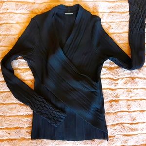 Elie Tahari Faux wrap top